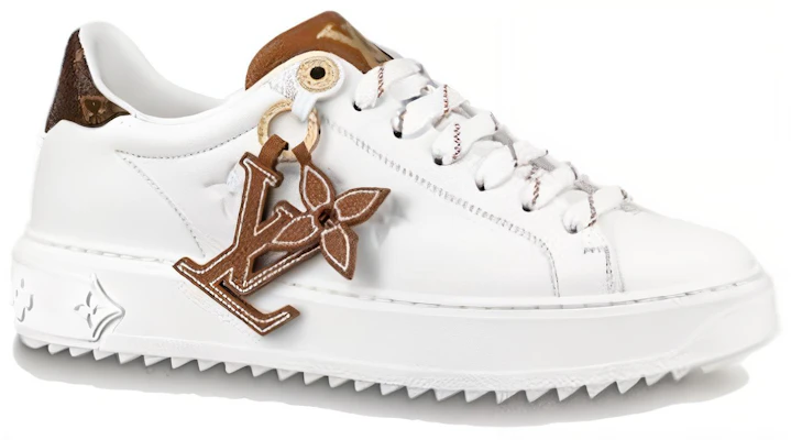 (W) Louis Vuitton Time Out Sneaker ''Weiß mit Braun'' 1AADMW Order (W) Louis Vuitton Time Out Sneaker ''Weiß mit Braun'' 1AADMW