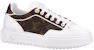 (Women) Louis Vuitton Time Out Sneakers 'White with Brown Monogram' 1AAP2X