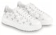 (Women) Louis Vuitton Time Out Sneakers 'White with Silver Monogram' 1A8TAI