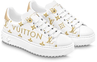 (W) 루이비통 타임아웃 스니커즈 (화이트/골드 모노그램) 1AAVVQ Lookbook (W) 루이비통 타임아웃 스니커즈 (화이트/골드 모노그램) 1AAVVQ