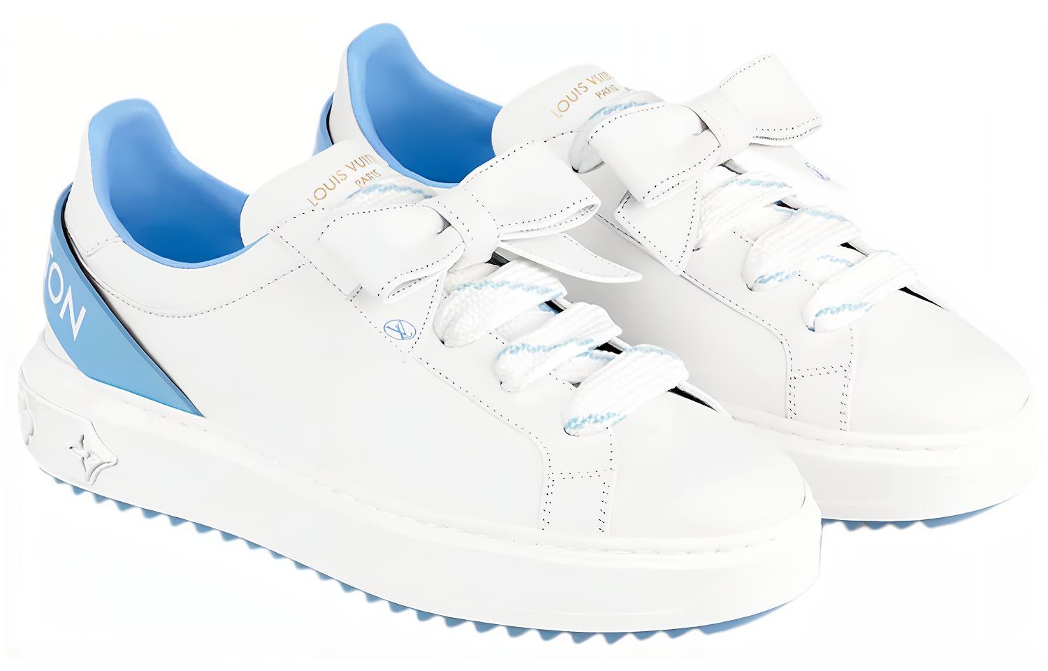 (W) LV Time Out Sneakers 'White with Blue' 圖 3