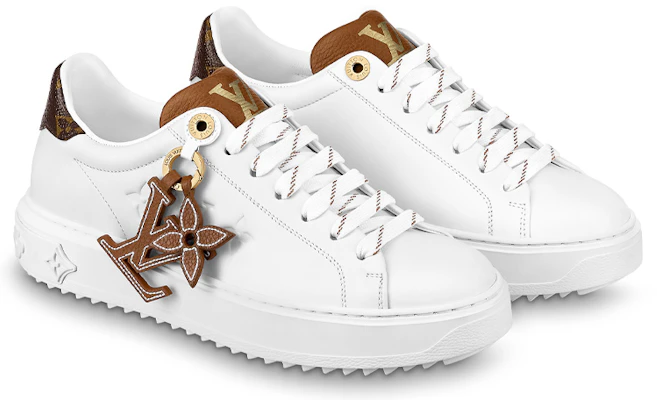 (W) Louis Vuitton Time Out Sneaker ''Weiß mit Braun'' 1AADMW Lookbook (W) Louis Vuitton Time Out Sneaker ''Weiß mit Braun'' 1AADMW