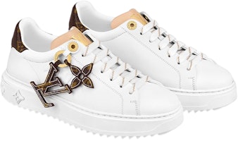 (W) 루이비통 타임아웃 스니커즈 (화이트/브라운 모노그램) 1ABB4A Shop (W) 루이비통 타임아웃 스니커즈 (화이트/브라운 모노그램) 1ABB4A