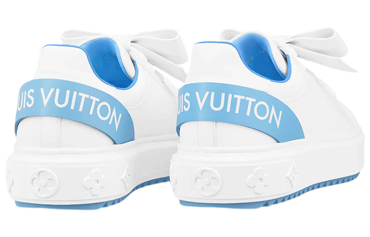 (W) LV Time Out Sneakers 'White with Blue' 圖 4