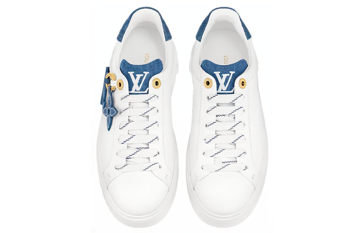 Shop (W) 루이비통 타임아웃 스니커즈 (화이트/데님블루) 1ABB4R