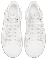 (W) 路易威登Time Out白色银色花纹徽标运动鞋 1AAVVA Shop (W) 路易威登Time Out白色银色花纹徽标运动鞋 1AAVVA