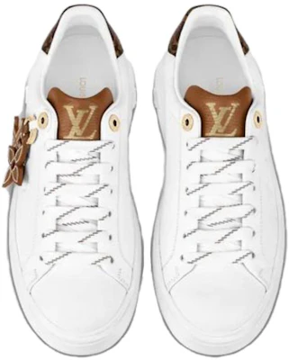(W) Louis Vuitton Time Out Sneaker ''Weiß mit Braun'' 1AADMW Shop (W) Louis Vuitton Time Out Sneaker ''Weiß mit Braun'' 1AADMW