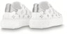 (Women) Louis Vuitton Time Out Sneakers 'White with Silver Monogram' 1A8TAI