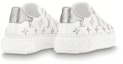 Purchase (Women) Louis Vuitton Time Out Sneakers 'White with Silver Monogram' 1A8TAI