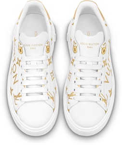 (W) Louis Vuitton Time Out Sneakers 'Putih dengan Monogram Emas' 1AAVVQ Purchase (W) Louis Vuitton Time Out Sneakers 'Putih dengan Monogram Emas' 1AAVVQ
