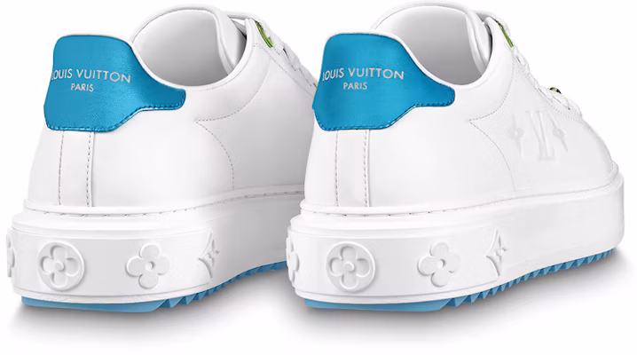 (W) Louis Vuitton Time Out Sneakers 'Putih dengan Biru' 1AADNS Purchase (W) Louis Vuitton Time Out Sneakers 'Putih dengan Biru' 1AADNS