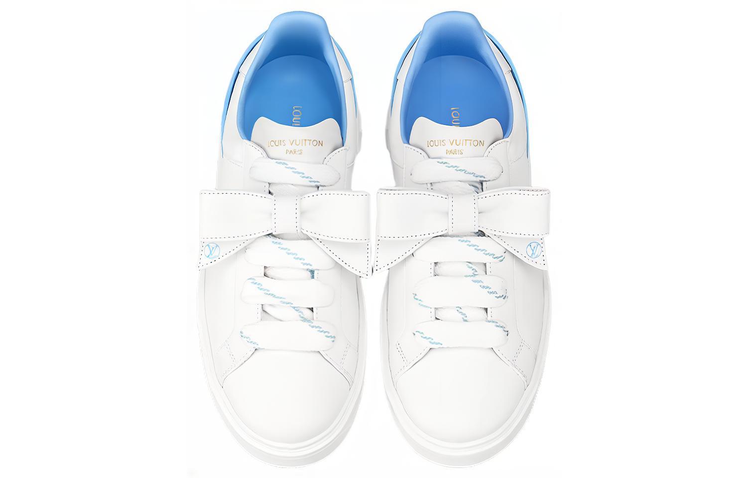 (W) LV Time Out Sneakers 'White with Blue' 圖 5