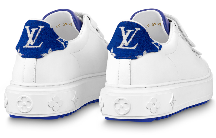 Purchase LOUIS VUITTON Time Out 牛皮 低幫 時尚休閒鞋 女款 白藍