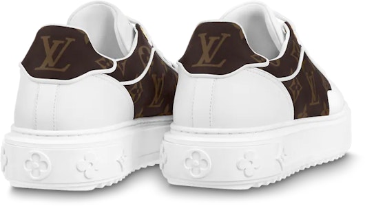 LOUIS VUITTON Time Out 皮革 系帶 時尚板鞋 女款 白栗 Purchase LOUIS VUITTON Time Out 皮革 系帶 時尚板鞋 女款 白栗