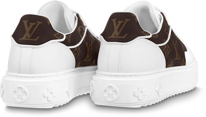 (W) Louis Vuitton Time Out Sneakers 'Putih dengan Monogram Coklat' 1AAP2X Purchase (W) Louis Vuitton Time Out Sneakers 'Putih dengan Monogram Coklat' 1AAP2X
