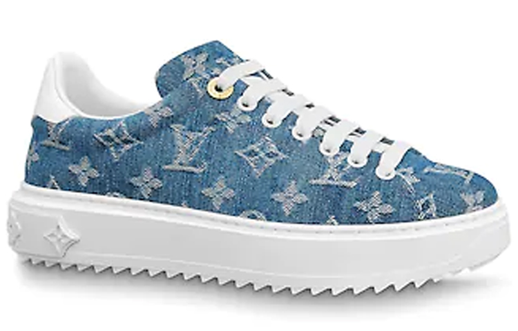 (W) LV Time Out Sneakers Denim-Blue 圖 2