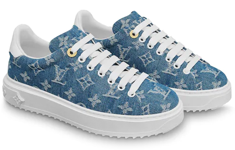 (W) LV Time Out Sneakers Denim-Blue 圖 3