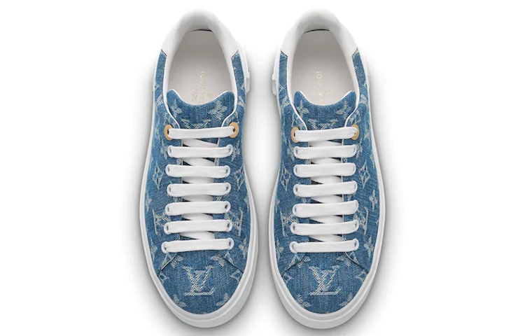 (W) LV Time Out Sneakers Denim-Blue 圖 5