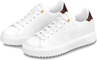 (W) Louis Vuitton Time Out Sepatu 'Logo Putih dengan Monogram' 1AAP6D Lookbook (W) Louis Vuitton Time Out Sepatu 'Logo Putih dengan Monogram' 1AAP6D