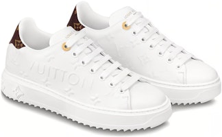 (W) Louis Vuitton Time Out Sepatu 'Logo Putih dengan Monogram' 1AAP6D Shop (W) Louis Vuitton Time Out Sepatu 'Logo Putih dengan Monogram' 1AAP6D