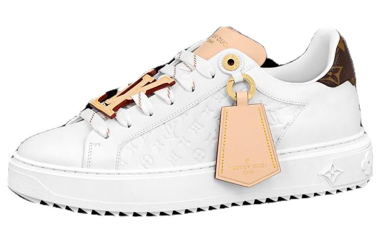 Buy (W) Zapatillas Louis Vuitton Time Out 'Blanco Monograma con Beige' 1ABHRQ