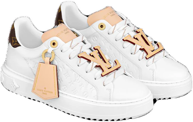 (W) Zapatillas Louis Vuitton Time Out 'Blanco Monograma con Beige' 1ABHRQ Lookbook (W) Zapatillas Louis Vuitton Time Out 'Blanco Monograma con Beige' 1ABHRQ