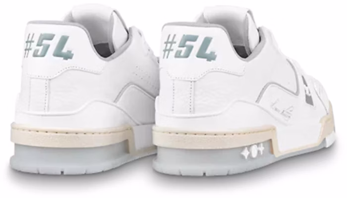 (W) Louis Vuitton LV Trainer Sneakers 'Putih dengan Telus' 1A9UP6 Order (W) Louis Vuitton LV Trainer Sneakers 'Putih dengan Telus' 1A9UP6