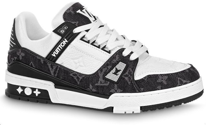 (W) Louis Vuitton LV Trainer Sneaker 'Hitam Mesh Monogram dengan Putih' 1AC2A5 Order (W) Louis Vuitton LV Trainer Sneaker 'Hitam Mesh Monogram dengan Putih' 1AC2A5