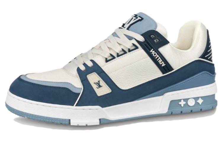 (Women) Louis Vuitton Trainer Low 'Blue' 1ABNKC
