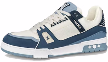 (Women) Louis Vuitton Trainer Low 'Blue' 1ABNKC