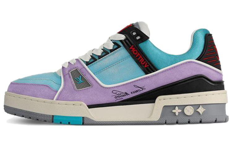 Buy (W) Louis Vuitton Trainer Low 'Biru Ungu' 1ACFYB