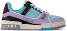 Order (W) Louis Vuitton Trainer Low 'Biru Ungu' 1ACFYB
