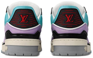 LOUIS VUITTON 訓練師 小牛皮 圓頭繫帶 低筒 板鞋 女款 藍紫 Purchase LOUIS VUITTON 訓練師 小牛皮 圓頭繫帶 低筒 板鞋 女款 藍紫