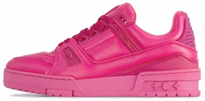 (Women) Louis Vuitton Trainer Low 'Peach Pink' 1ACFXF (Women) Louis Vuitton Trainer Low 'Peach Pink' 1ACFXF