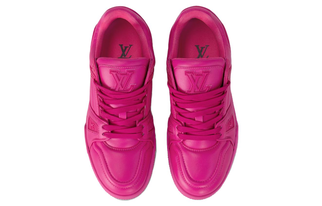 Lookbook (W) Louis Vuitton Trainer Low 'Peach Pink' - Kasut Louis Vuitton Trainer Rendah 'Merah Jambu Persik' 1ACFXF