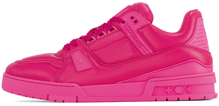 Pink louis vuitton trainers top womens