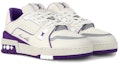 Order (W) Louis Vuitton Trainer Rendah 'Ungu Putih' 1ACI13