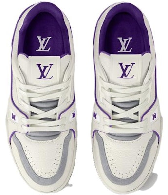 (Women) Louis Vuitton Trainer Low 'Purple White' 1ACI13 Lookbook (Women) Louis Vuitton Trainer Low 'Purple White' 1ACI13