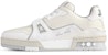 (W) Louis Vuitton Trainer Rendah 'Kulit Putih' 1ACP1P