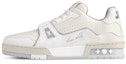 Buy (W) Louis Vuitton Trainer Rendah 'Kulit Putih' 1ACP1P