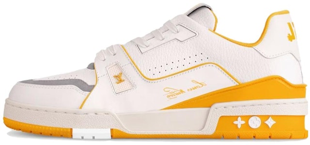 (W) Louis Vuitton Sepatu Trainer Rendah 'Kuning Putih' 1ACI1J Buy (W) Louis Vuitton Sepatu Trainer Rendah 'Kuning Putih' 1ACI1J