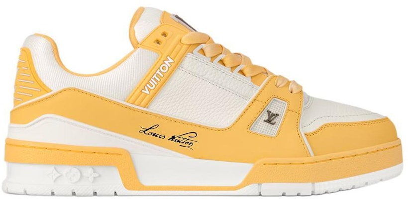 (Women) Louis Vuitton Trainer Low 'Yellow White' 1ACX5P Order (Women) Louis Vuitton Trainer Low 'Yellow White' 1ACX5P