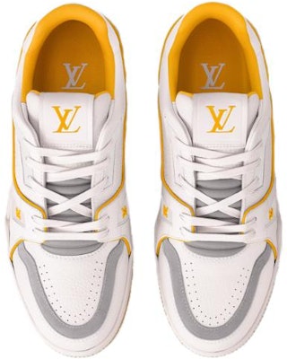 (Women) Louis Vuitton Trainer Low 'Yellow White' 1ACI1J Lookbook (Women) Louis Vuitton Trainer Low 'Yellow White' 1ACI1J
