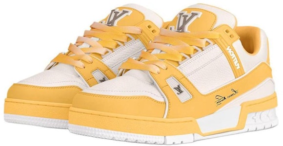 (W) Louis Vuitton Trainer Low 'Kuning Putih' 1ACX5P Lookbook (W) Louis Vuitton Trainer Low 'Kuning Putih' 1ACX5P