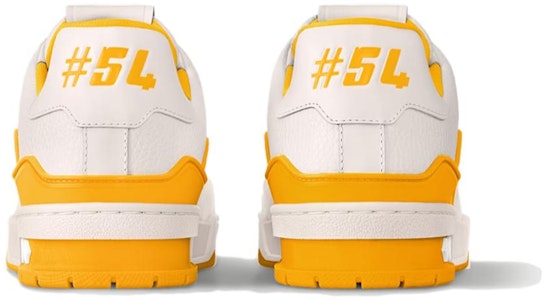 (W) Louis Vuitton Sepatu Trainer Rendah 'Kuning Putih' 1ACI1J Shop (W) Louis Vuitton Sepatu Trainer Rendah 'Kuning Putih' 1ACI1J