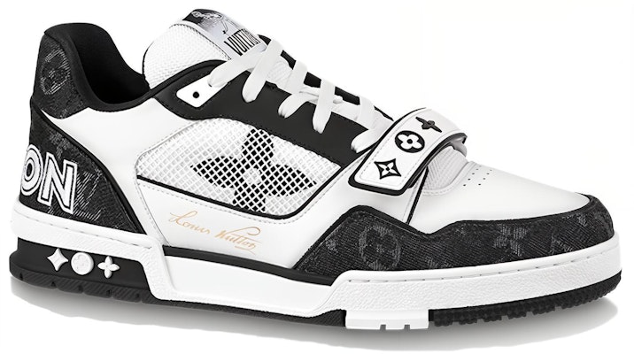 (Women) Louis Vuitton Trainer Mid 'Black White' 1ACP25 Order (Women) Louis Vuitton Trainer Mid 'Black White' 1ACP25