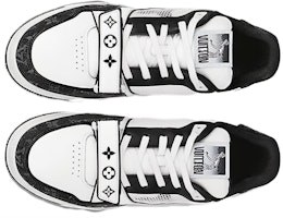 路易威登 皮革休閒舒適中幫女款板鞋 黑白 Purchase 路易威登 皮革休閒舒適中幫女款板鞋 黑白