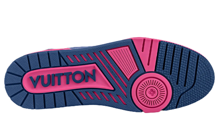 Shop LOUIS VUITTON Trainer 百搭低筒 時尚板鞋 女款 紫色