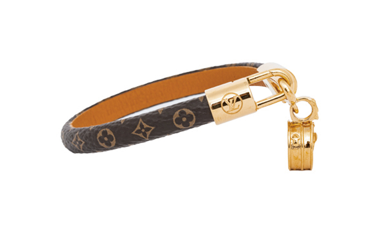 Lookbook (W) LOUIS VUITTON Pulsera Marrón Tribute Monograma de Piel de Ternera M6442