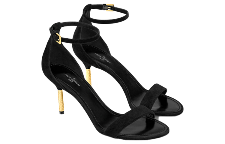 Lookbook (W) Louis Vuitton Ultimate High Heel Sandalen ''Schwarz Minimalistisch'' 1A9671